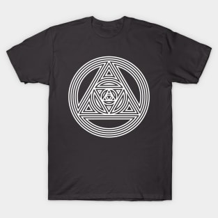 Interlocking Triangles - Awesome Sacred Geometry Design T-Shirt